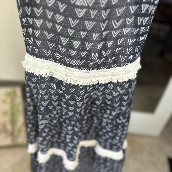 Lemlem NWT The Lula Black and White Patterned maxi‎  Dress - Picture 6 of 14